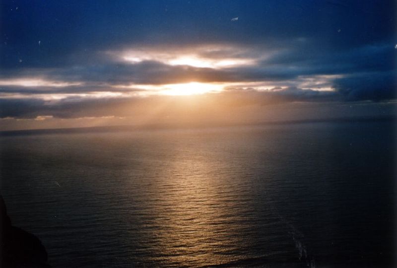 Midnightsun at North cape